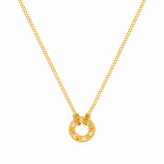 Round Charm Necklace