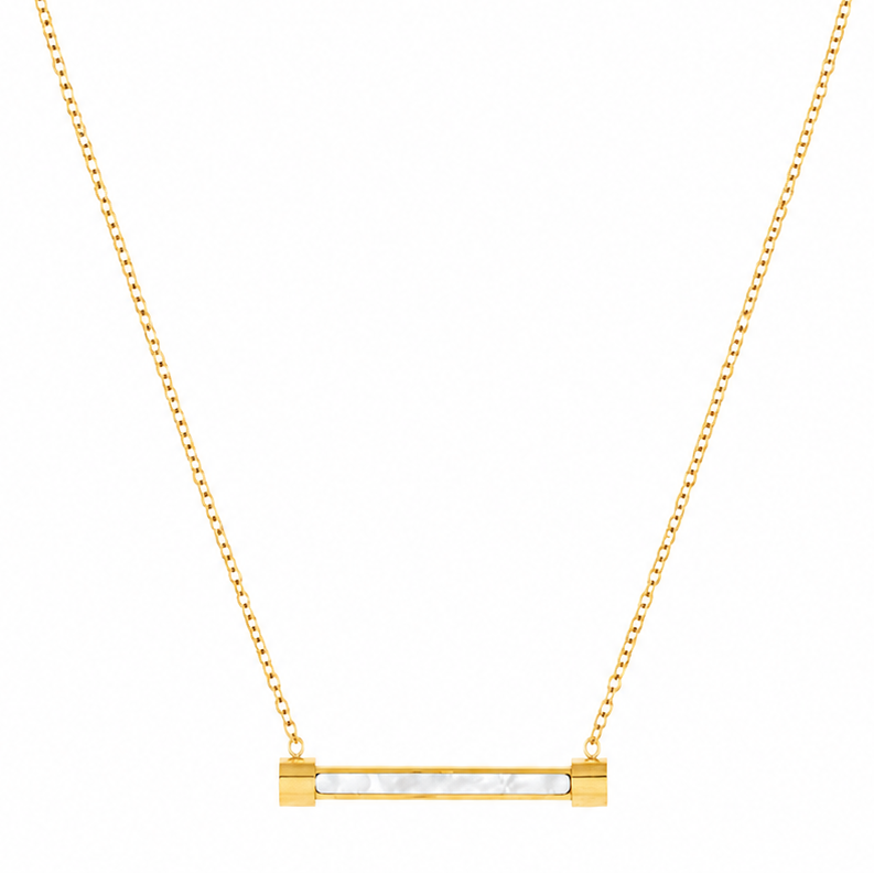 Shell Bar Pendant Necklace