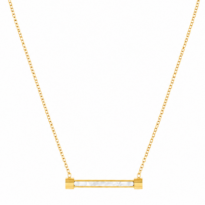 Shell Bar Pendant Necklace