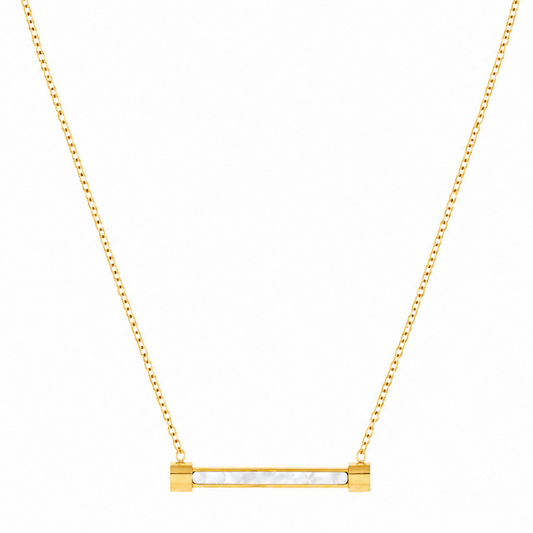 Shell Bar Pendant Necklace
