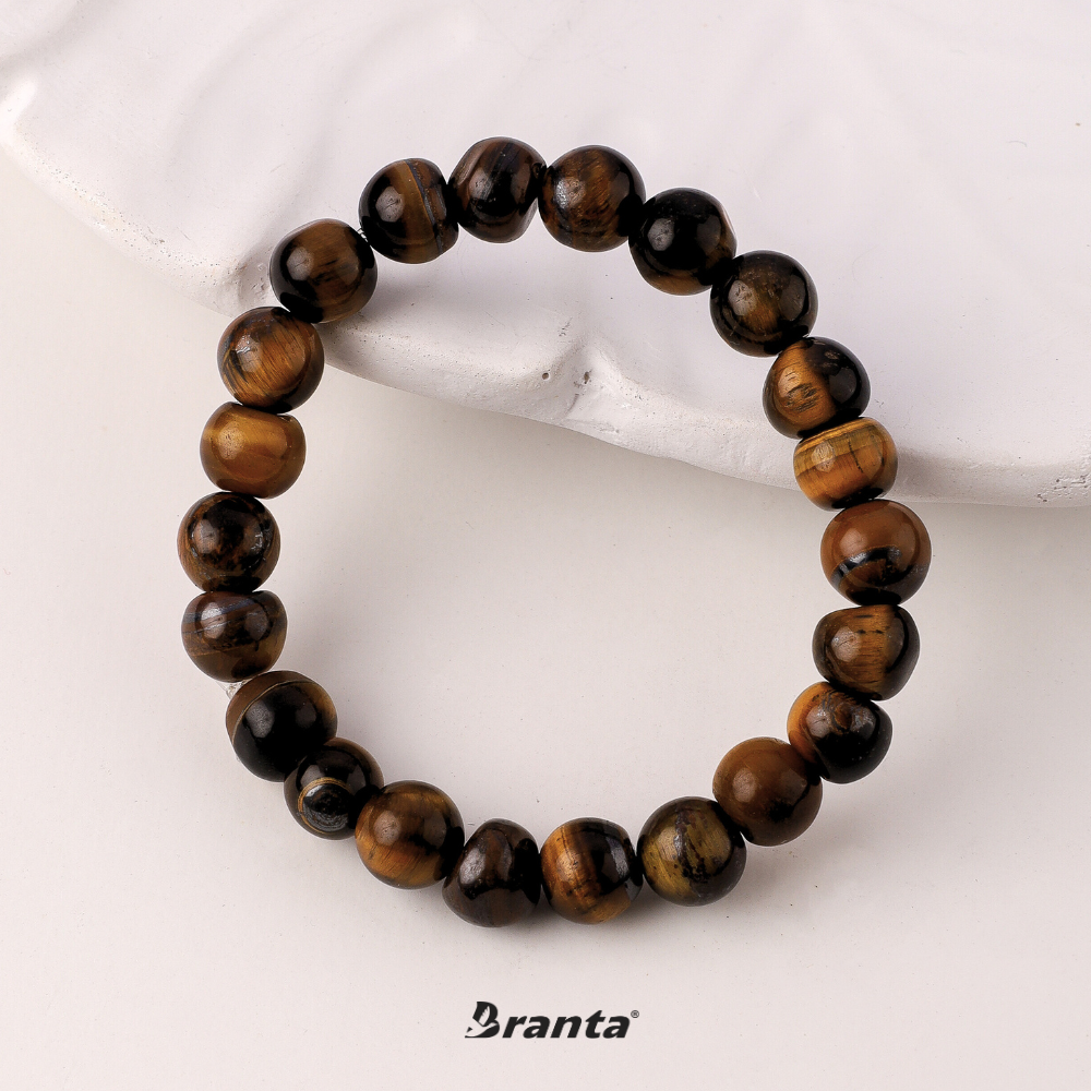 Natural Pearl Tiger Eye Bracelet For Men