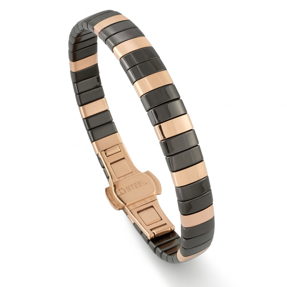 men's kada rose gold bracelet