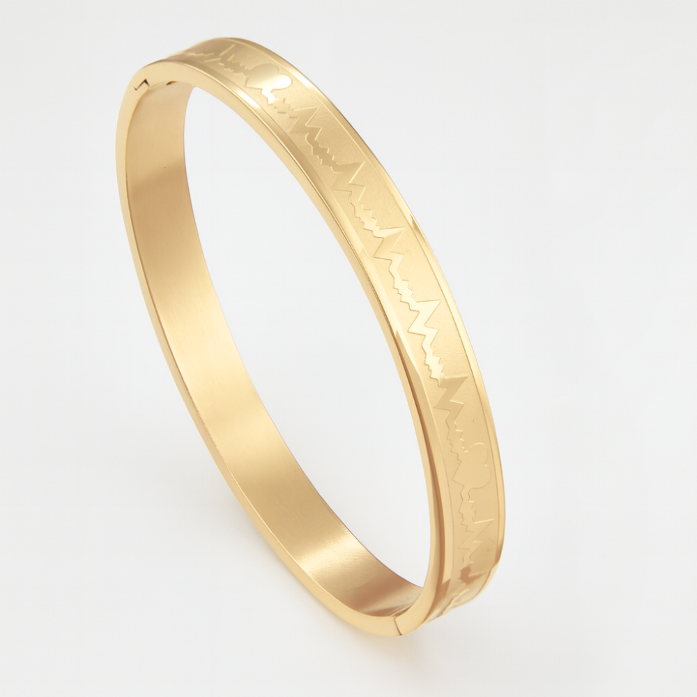 Heartbeat Lifeline Men's Bracelet