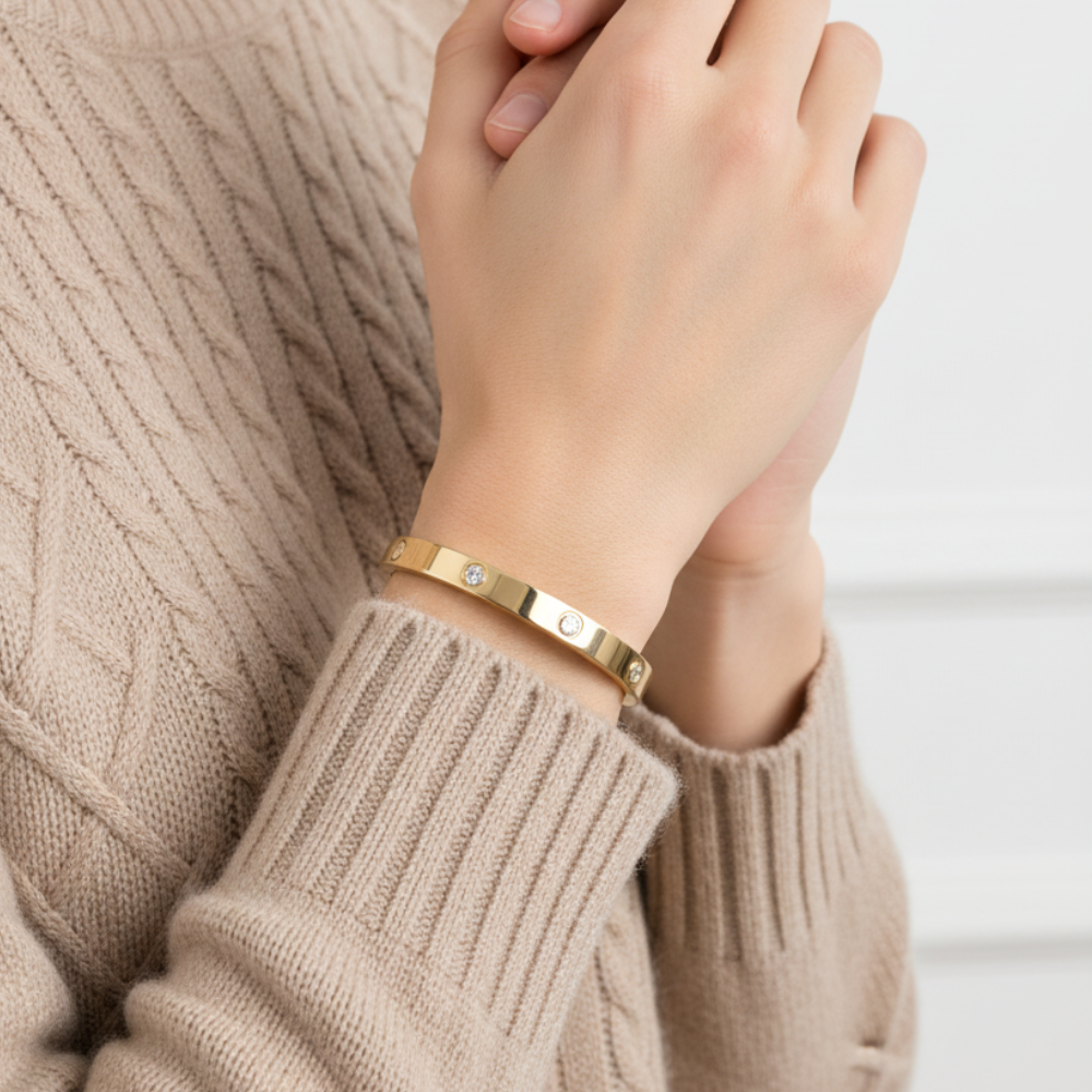Ecovia Gold Bracelet For Women