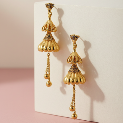 Classic Chic Jhumka Earrings