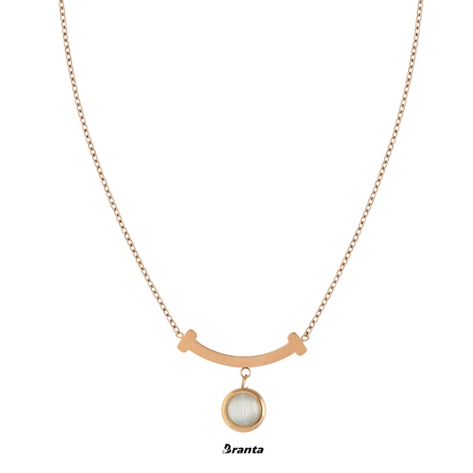 Whispering Pendant Rose Gold Necklace For Women