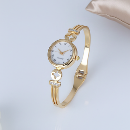 ShineLuxe Roman Dial Stainless Steel Watch (Copy)