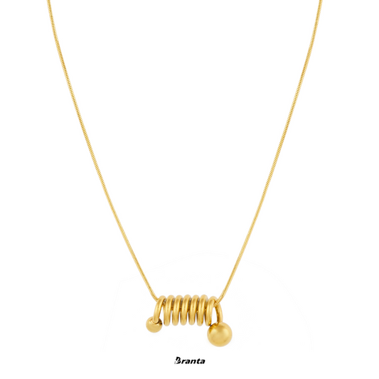 Golden Springs Pendant Necklace