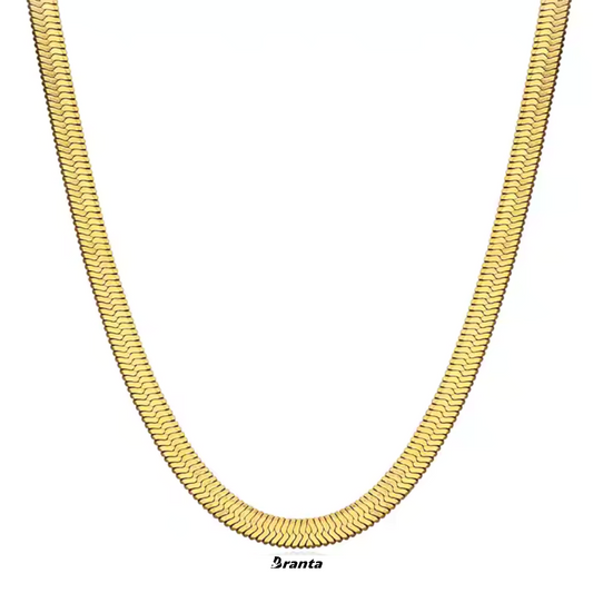 Gold Snake Necklace Chain For Women and Girls