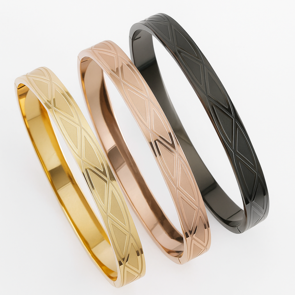 Royal X Shiny Bracelet For Men - 7 Inch