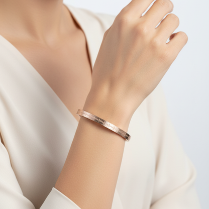 Minimal Heartline Bracelet for Women