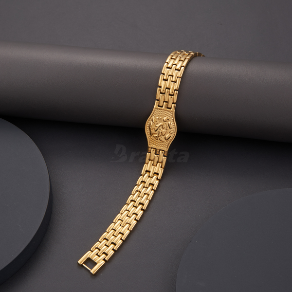 Explore Premium Ganesh Gents Gold Bracelet Design