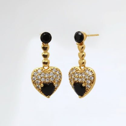 Heart Shape Stylish Diamond Earrings For Women