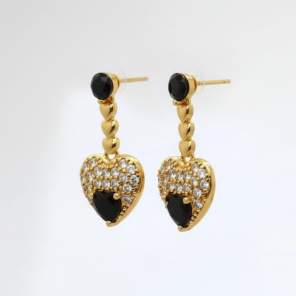 Heart Shape Stylish Diamond Earrings For Women