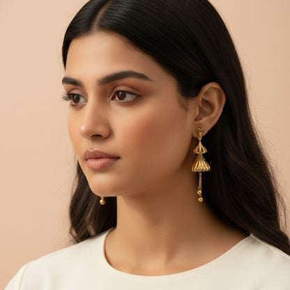 Classic Chic Jhumka Earrings