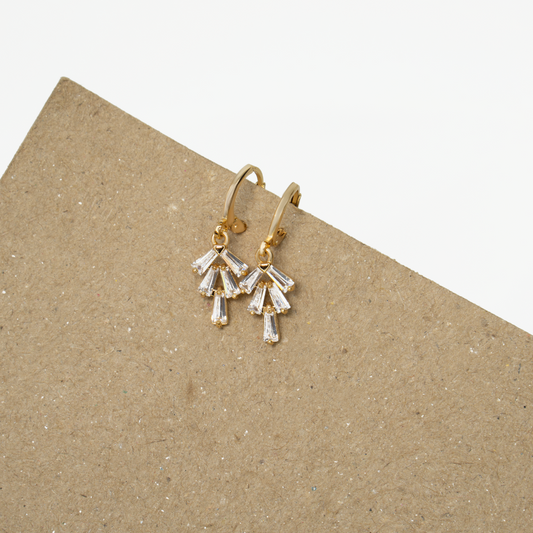 Tree Shape Diamond Earrings For Women