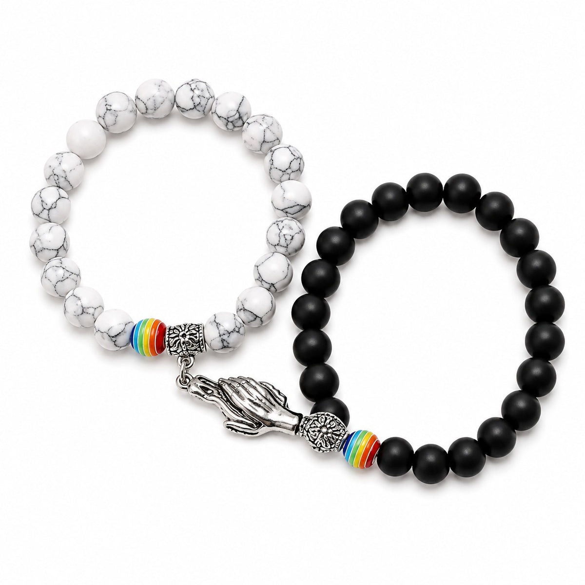 Magnetic Hand Unisex Combo Crystal Bracelet