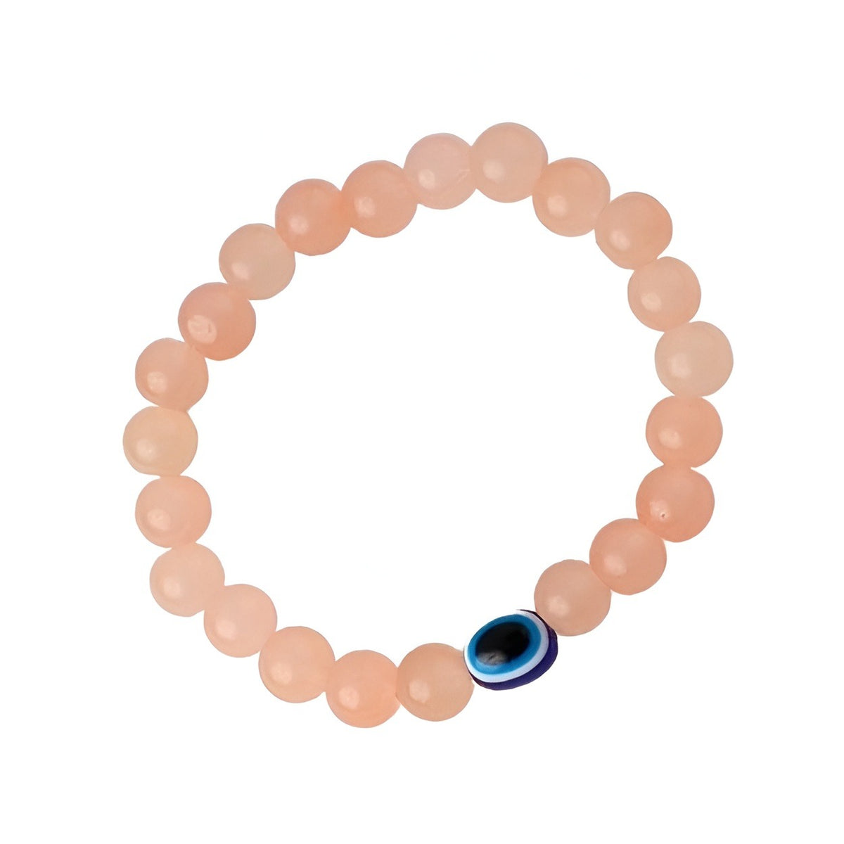 Evil Eye Peach Tranquility Bracelet For Women