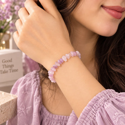Amethyst Tranquility Stone Bracelet For women