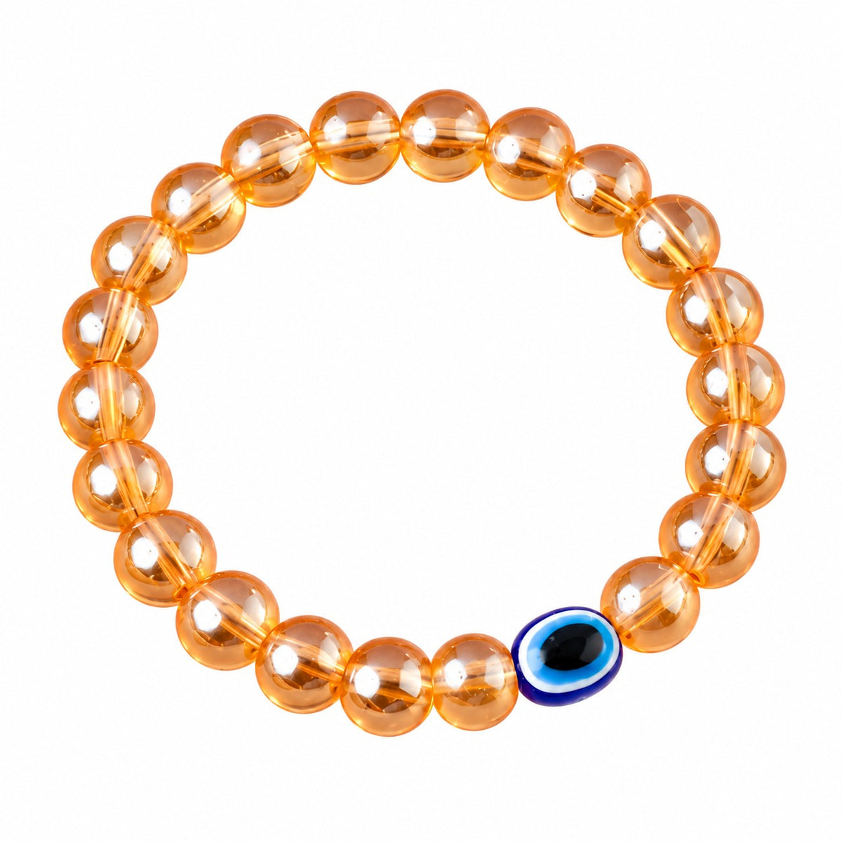 Citrine Dream Evil Eye Stone Bracelet For Women