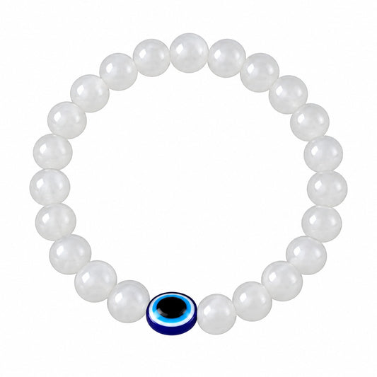 Evil Eye Aquamarine Wish Bracelet For Women