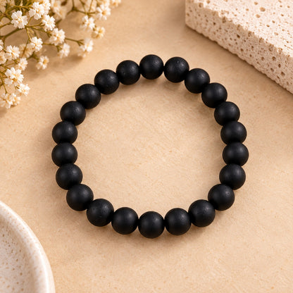 Black Velvet Stone Bracelet For Women