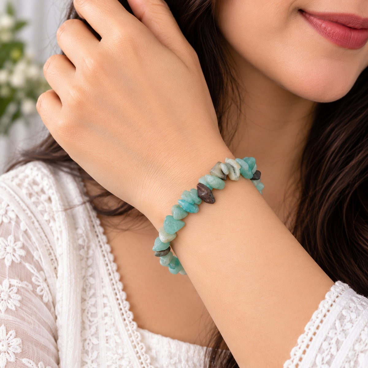 Ocean Breeze Chips Bracelet For Women