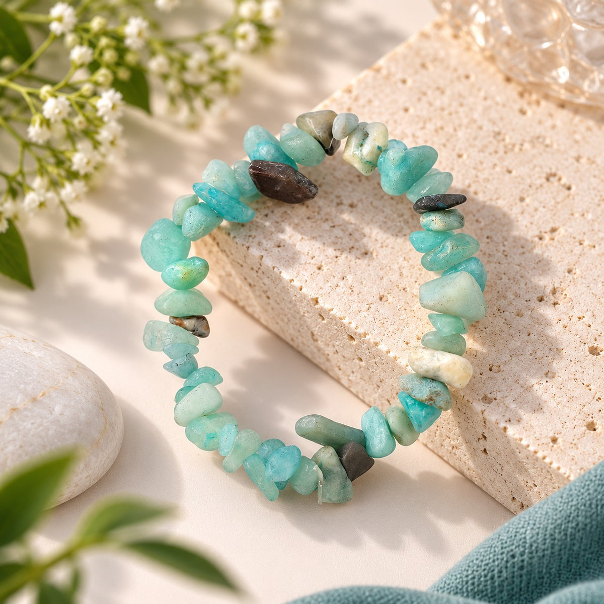 Ocean Breeze Chips Bracelet For Women