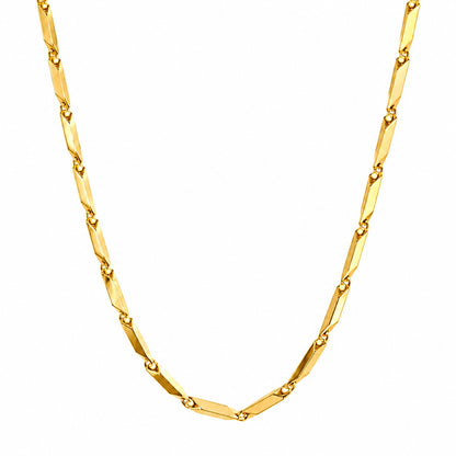 Gold Link Chain Necklace For Men & Women