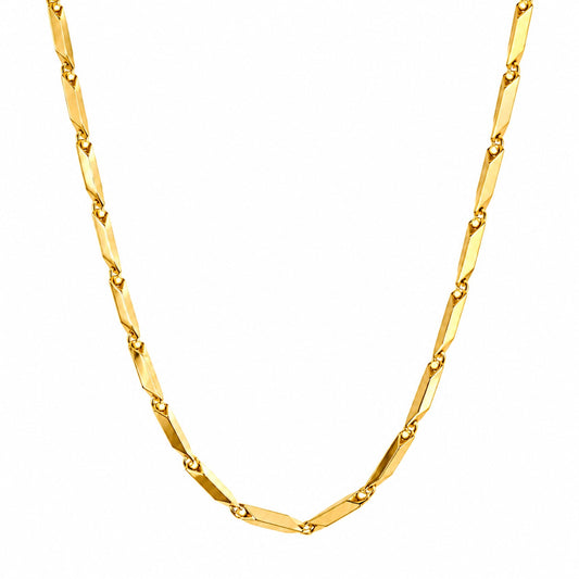 Gold Link Chain Necklace For Men & Women
