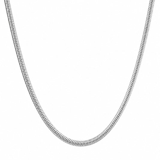Silver Plated Snake Chain For Men