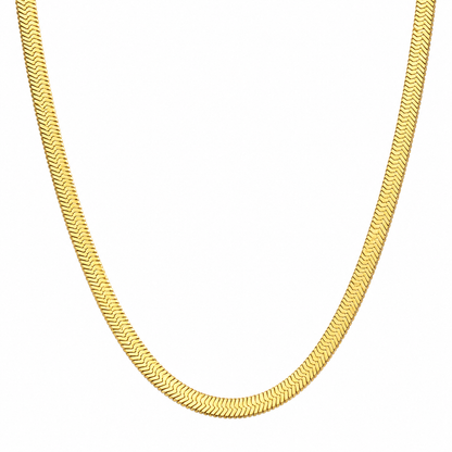 Gold Snake Necklace Chain For Women and Girls