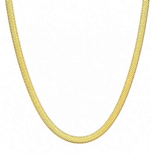 Gold Snake Necklace Chain For Women and Girls