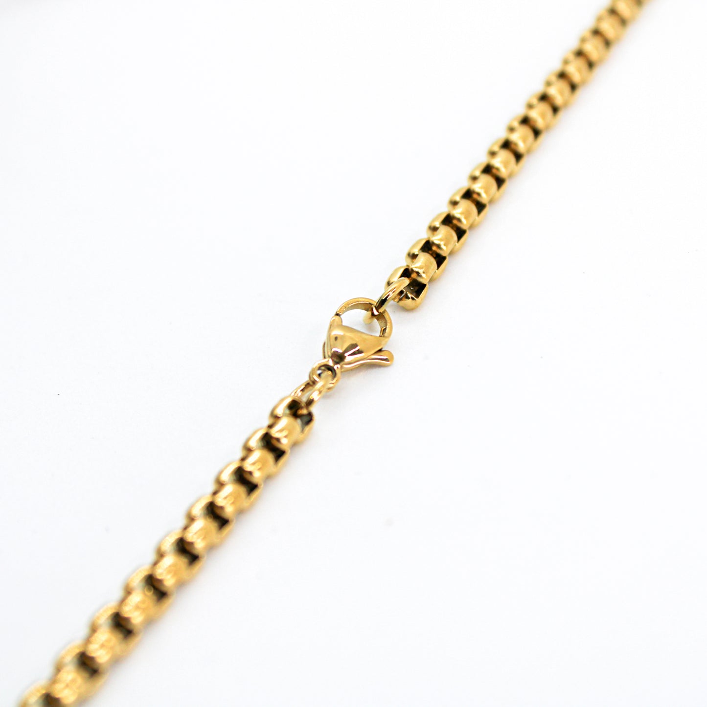 Tiger Gold Stainless Steel Pendant Necklace For Men