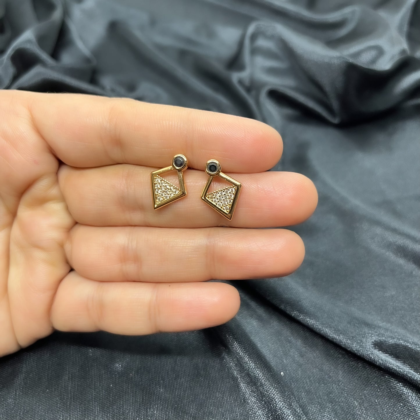 cute small gold earrings designs