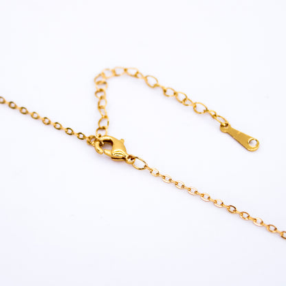 Spinning Black And Gold Diamond Pendant Necklace For Women