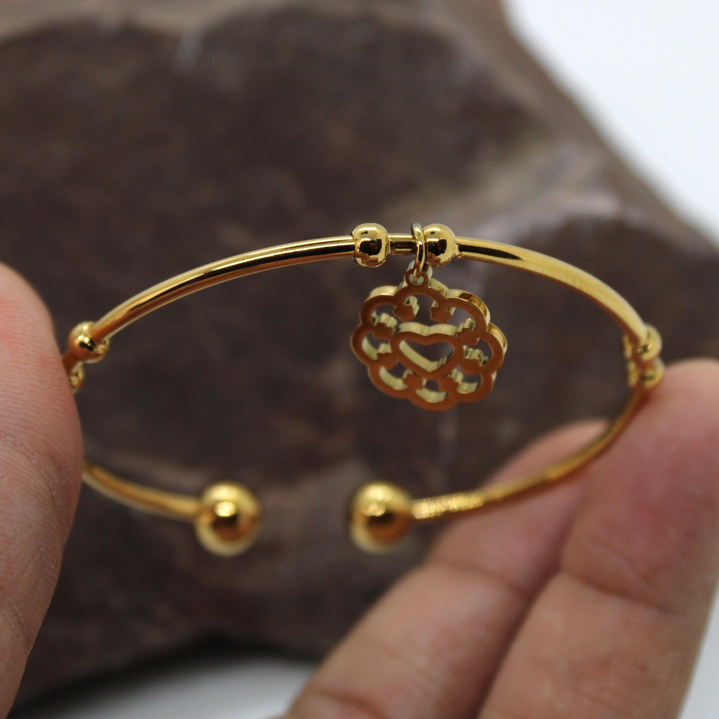 Buy Elegant First Quality Rose Gold Stylish Stone Bracelet Flower Design  Ladies Bracelet