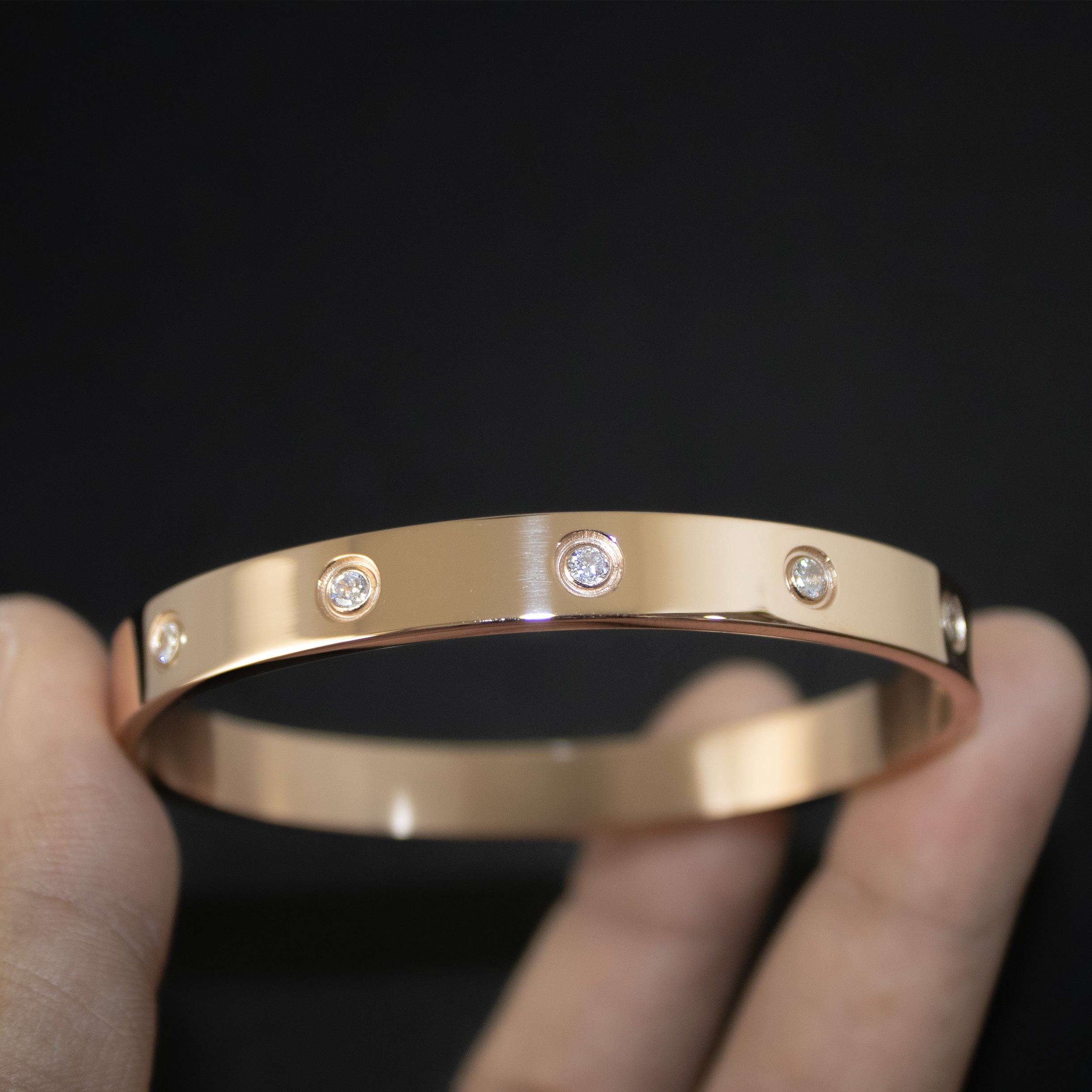 18K Rose Gold Bracelet for Men