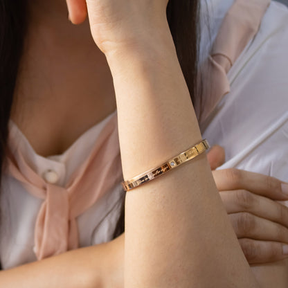 You are Always in My Heart Rose Gold Bracelet For Women