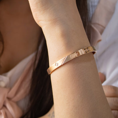 Love Forever Rose Gold Bracelet For Women