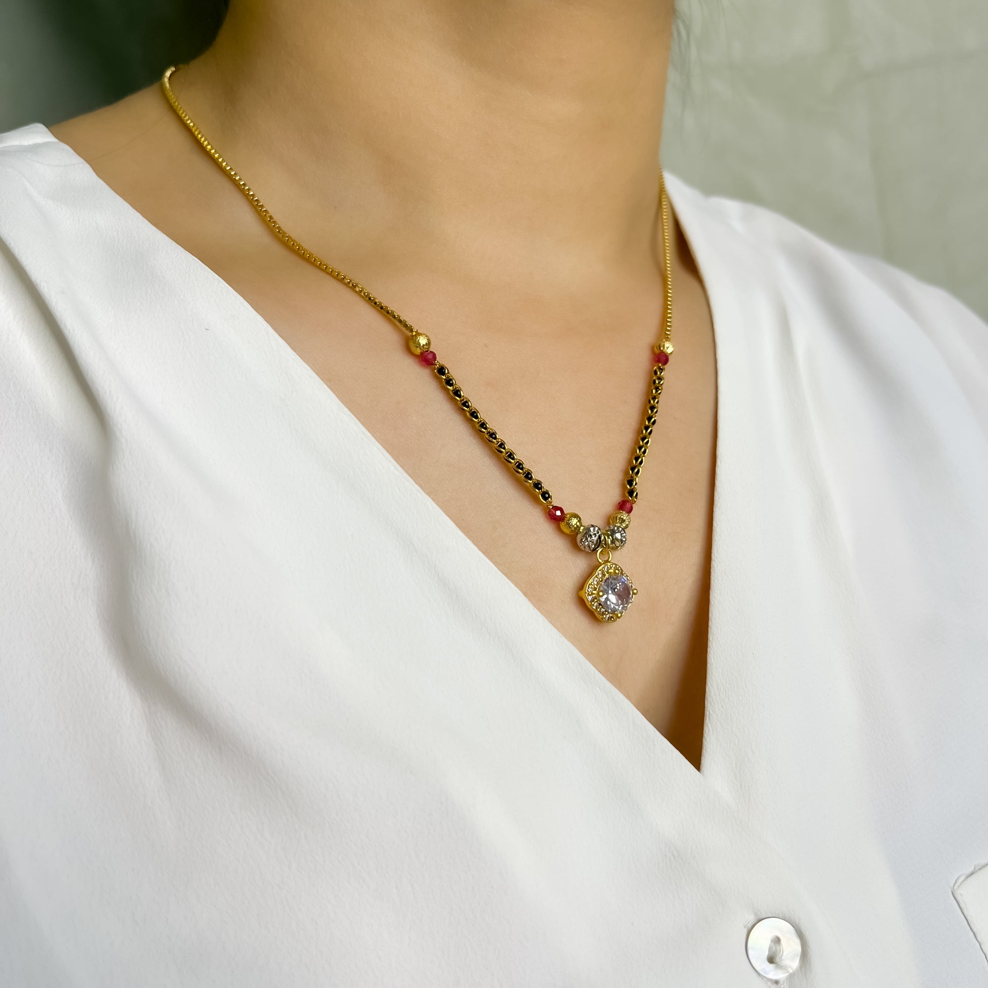 Artificial on sale mangalsutra online