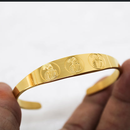 gold plated bracelet for men